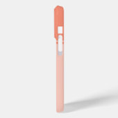 Coques Case-Mate iPhone Monogramme rose simple et joli Saumon (Verso / Gauche)
