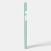 Coques Case-Mate iPhone Monogramme rose turquoise moderne (Verso / Gauche)