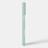 Coques Case-Mate iPhone Monogramme rose turquoise moderne (Verso / Droite)