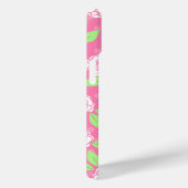 Coques Case-Mate iPhone Monogramme rose vert floral tendance chic (Verso / Droite)