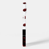 Coques Case-Mate iPhone Monogramme rouge foncé coccinelle faux parties sci (Verso / Droite)