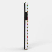 Coques Case-Mate iPhone Monogramme rouge sur Polkas blanc iPhone 5 Xtreme  (Dos/Droite)