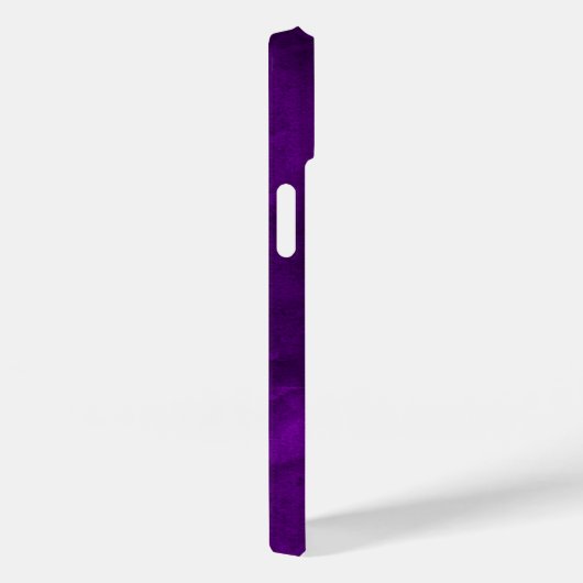 Coques Case-Mate iPhone Monogramme Royal Purple Chrome (Verso / Droite)