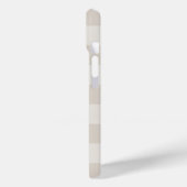 Coques Case-Mate iPhone Monogramme Russe Beige Buffalo Check (Verso / Gauche)
