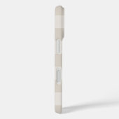Coques Case-Mate iPhone Monogramme Russe Beige Buffalo Check (Verso / Droite)
