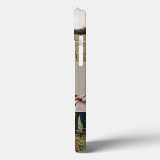 Coques Case-Mate iPhone Monogramme rustique - Collage photo (Verso / Gauche)