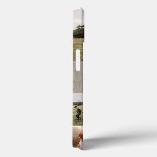 Coques Case-Mate iPhone Monogramme rustique - Collage photo (Verso / Droite)