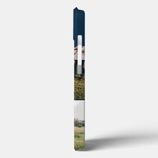 Coques Case-Mate iPhone Monogramme rustique - Collage photo (Verso / Gauche)