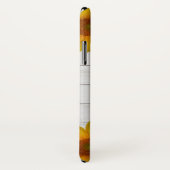 Coques Case-Mate iPhone Monogramme rustique des tournesols | (Dos/Droite)