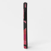Coques Case-Mate iPhone Monogramme serpent noir et rouge imprimé (Dos/Gauche)