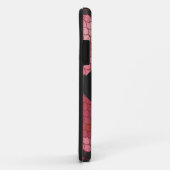 Coques Case-Mate iPhone Monogramme serpent noir et rouge imprimé (Dos/Droite)