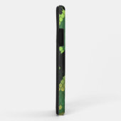Coques Case-Mate iPhone Monogramme Serpent vert et noir (Dos/Droite)