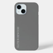 Coques Case-Mate iPhone Monogramme simple (Verso)