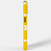 Coques Case-Mate iPhone Monogramme simple Motif jaune (Verso / Droite)