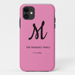 Case-Mate iPhone Case monogramme simple personnalisé ajoutez votre nom m