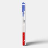 Coques Case-Mate iPhone Monogramme solide des blocs américains (Verso / Gauche)