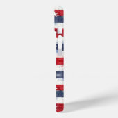 Coques Case-Mate iPhone Monogramme Stars and Stripes (Verso / Gauche)