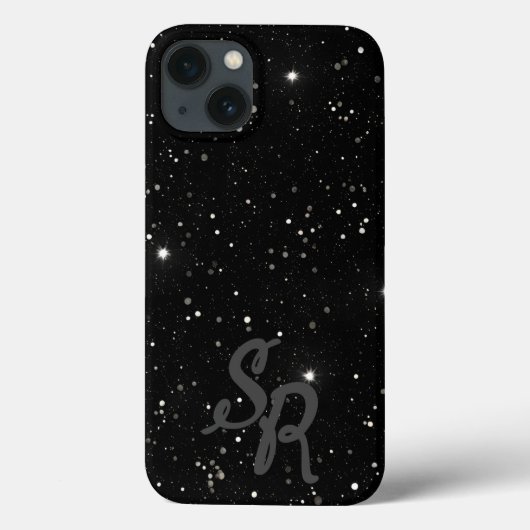 Coques Case-Mate iPhone Monogramme stellaire personnalisable (Verso)