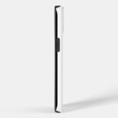Coques Case-Mate iPhone Monogramme Sur Bandes Noires Et Blanches (Verso / Droite)