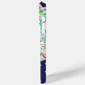 Coques Case-Mate iPhone Monogramme sur mesure de la marine Bohemian Paisle (Verso / Gauche)