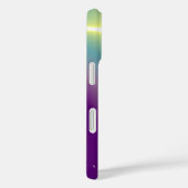 Coques Case-Mate iPhone MONOGRAMME TALISMAN BLEU Turquoise, Blanc violet (Verso / Droite)