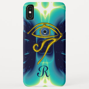 Case-Mate iPhone Case MONOGRAMME TALISMAN BLEU Turquoise, Turquoise Blan