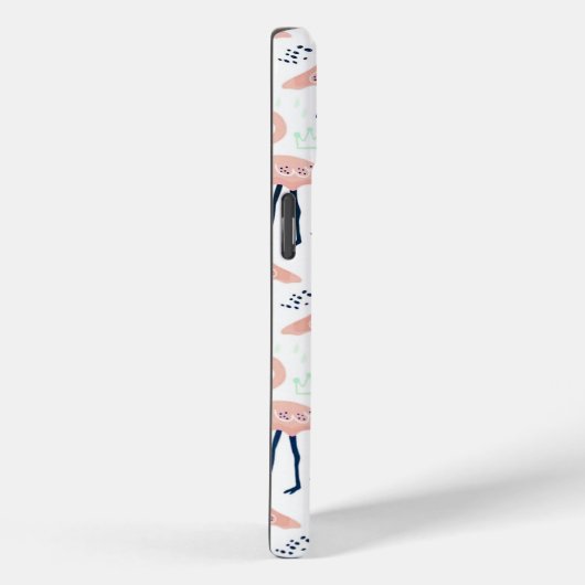 Coques Case-Mate iPhone Monogramme tendance Princesse Flamingo (Verso / Droite)