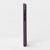 Coques Case-Mate iPhone Monogramme tendance violet gris blanc (Dos/Gauche)