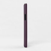 Coques Case-Mate iPhone Monogramme tendance violet gris blanc (Dos/Droite)