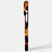 Coques Case-Mate iPhone Monogramme Tortoiseshell moderne (Verso / Gauche)