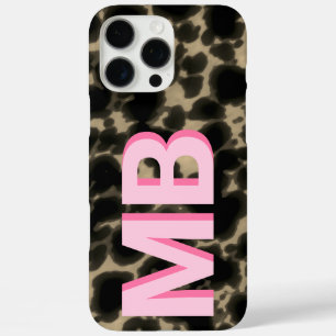 Coques iPhone 16 Pro Max Monogramme Tortoiseshell moderne