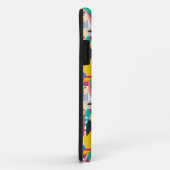 Coques Case-Mate iPhone Monogramme tropical géométrique des oiseaux | (Dos/Droite)