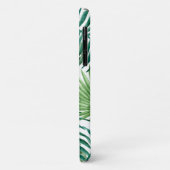 Coques Case-Mate iPhone Monogramme Tropical Jungle Palm Feuille Motif (Dos/Gauche)