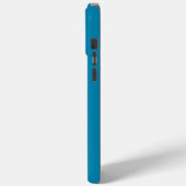 Coques Case-Mate iPhone Monogramme Turquoise (Verso / Gauche)