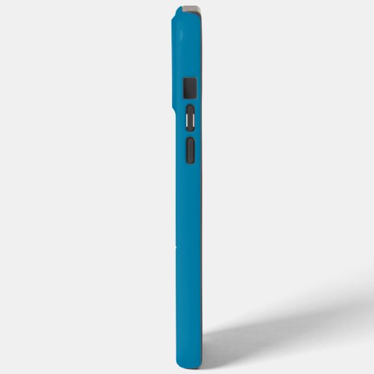 Coques Case-Mate iPhone Monogramme Turquoise (Verso / Gauche)