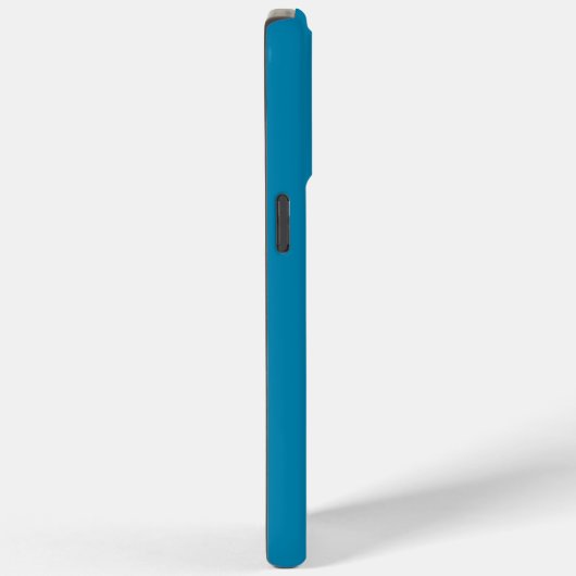Coques Case-Mate iPhone Monogramme Turquoise (Verso / Droite)