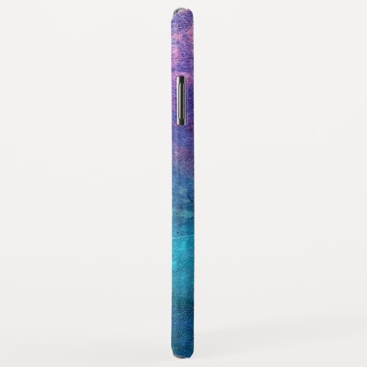 Coques Case-Mate iPhone Monogramme Turquoise et vert Lotus Flower (Dos/Droite)