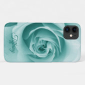 Coques Case-Mate iPhone Monogramme Turquoise Rose iPhone (Dos (Horizontal))