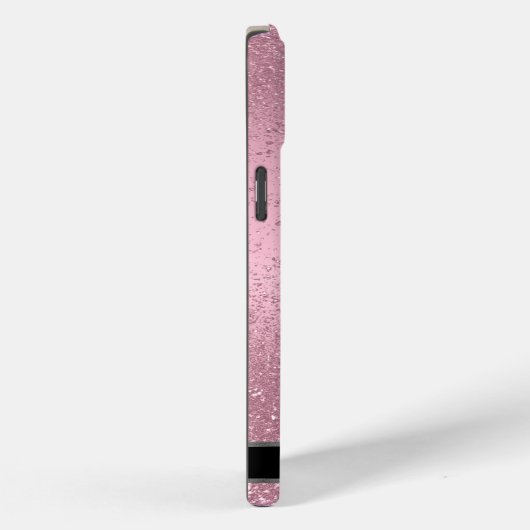 Coques Case-Mate iPhone Monogramme Twinkle Ombre - rose (Verso / Droite)