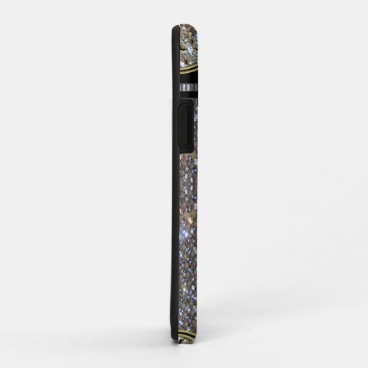 Coques Case-Mate iPhone Monogramme unique et élégant de Digloos (Dos/Droite)