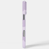 Coques Case-Mate iPhone monogramme unique violet clair nom initiales (Verso / Droite)