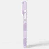 Coques Case-Mate iPhone monogramme unique violet clair nom initiales (Verso / Gauche)