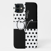 Coques Case-Mate iPhone Monogramme V (Dos)