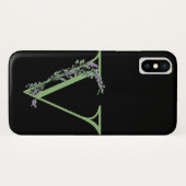 Coques Case-Mate iPhone Monogramme V Lavande Eucalyptus (Dos (Horizontal))