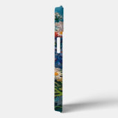 Coques Case-Mate iPhone Monogramme Van Gogh & Elizabeth Flowers - (Verso / Droite)