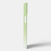 Coques Case-Mate iPhone Monogramme vert à chaux simple et élégant personna (Verso / Droite)