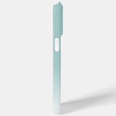 Coques Case-Mate iPhone Monogramme vert menthe mousse de mer élégant perso (Verso / Droite)