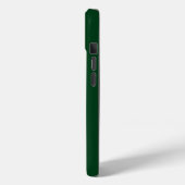Coques Case-Mate iPhone Monogramme vert moderne (Verso / Gauche)