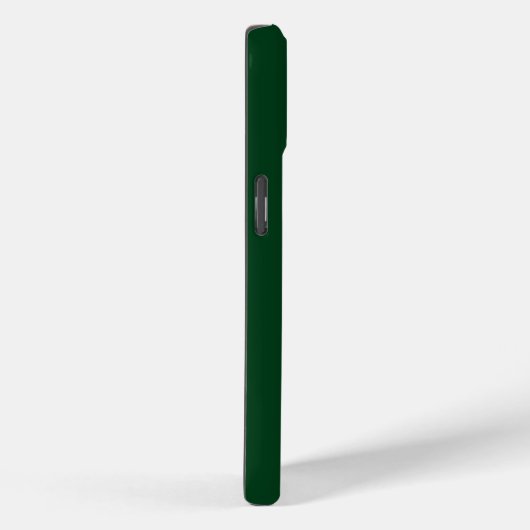 Coques Case-Mate iPhone Monogramme vert moderne (Verso / Droite)