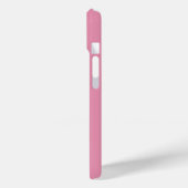 Coques Case-Mate iPhone Monogramme vert moderne PInk (Verso / Gauche)